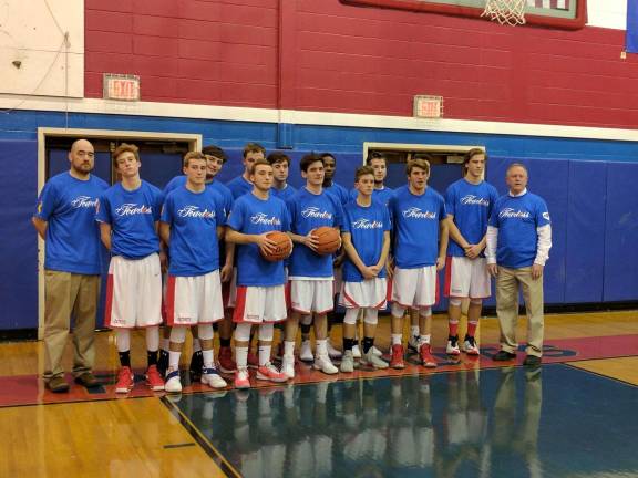 The Lenape Valley Regional High School Boys Varsity Basketball Team