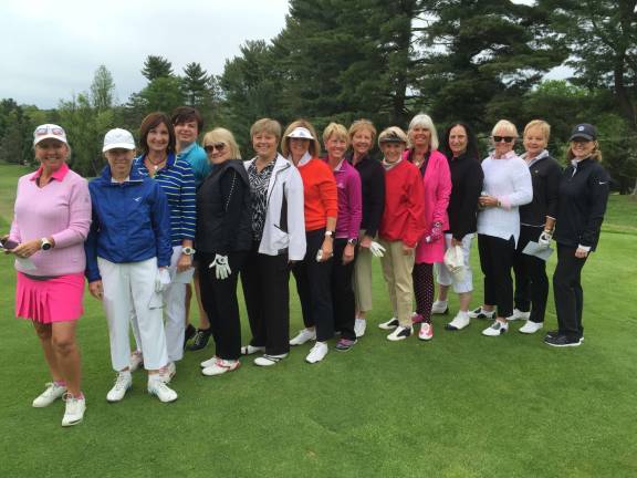 From left, Valerie Horan, Denise Surdoval, Leslie Plifka, Claudine Simon, Darlene Randazzo, Nina Booth, Dana Nolan, Carol Cervino, Pat Dermody, Barbara Wortmann, Debbie Marcellus, Faye Simon, Celeste Alonzo, Carol Kozy and Connie Duquette