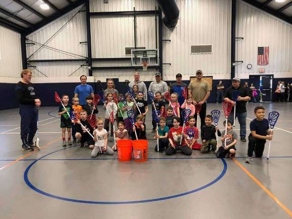 This season got underway with first-time clinics for young players down to the kindergarten age thanks to the idea of Bob Mangino, the program's President