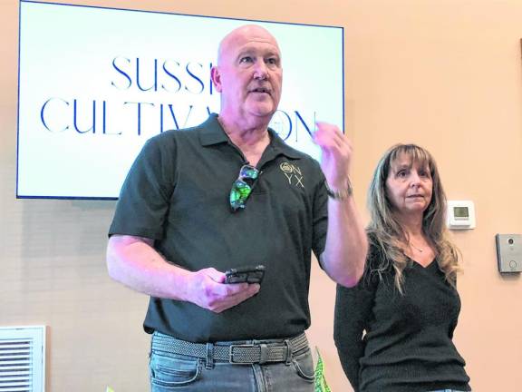 Chris and Lori Dowling are chief operations officer and owner, respectively, of Sussex Cultivation in Vernon.