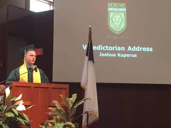 Valedictorian Joshua Kuperas