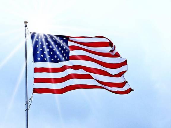 A proud flag waver