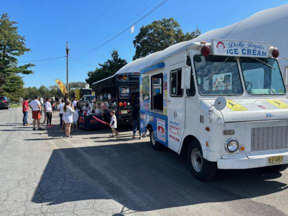 Food trucks offered refreshments after the run.