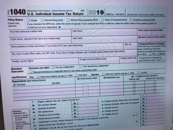 Tax forms