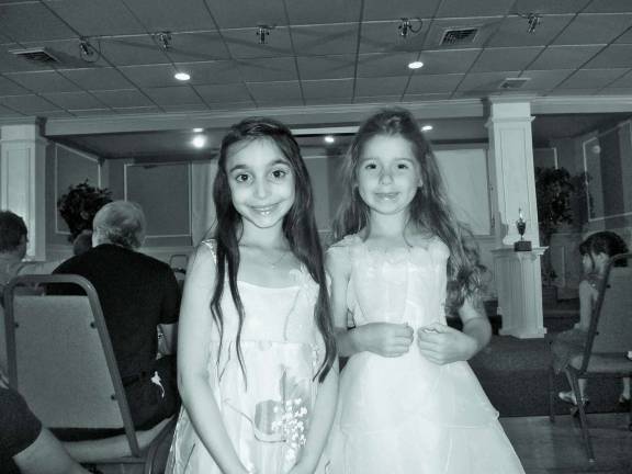 Giavanna D'Amico and Alexa Catherine Belcaro are excited about entering Byram's Little Princess competition.