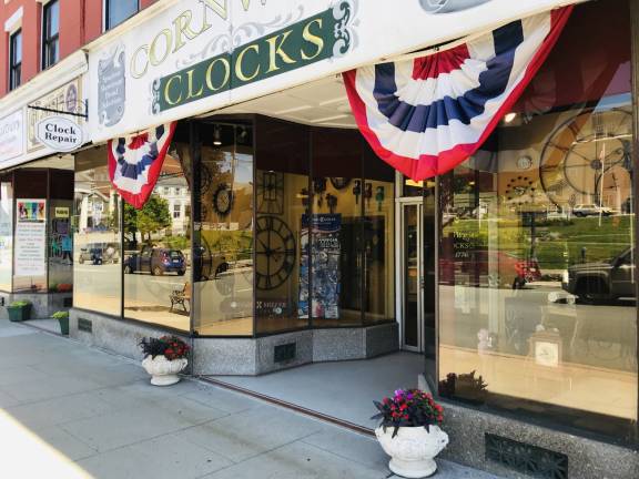 Cornwell Clocks is located at 69 Spring Street in Newton.