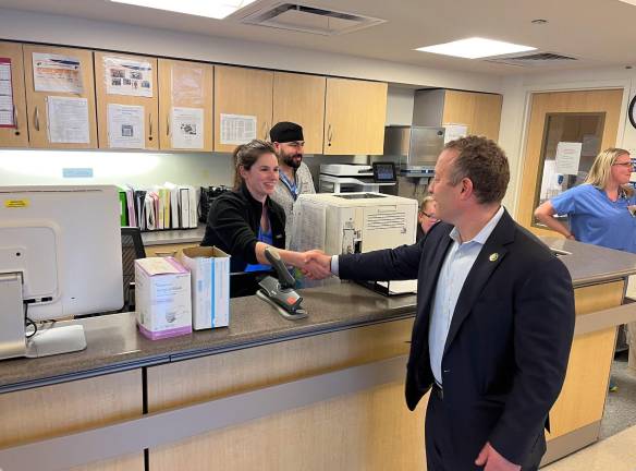 Gottheimer tours Newton Medical Center, discusses health care priorities