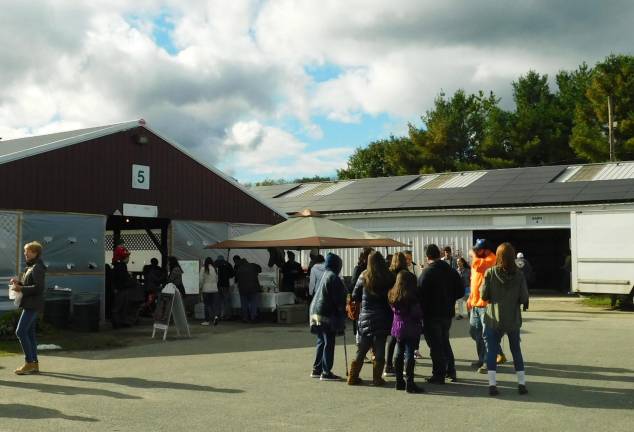 The livestock barns at the Sussex County Fairgrounds are accessible for people with mobility concerns, but a lack of a scooter and wheelchair rental vendor for this year has left some potential fairgoers with mixed feeling about attending. The NJ State Fair/Sussex County Farm and Horse Show runs from Friday, Aug 2 through Sunday Aug 11, 2019.