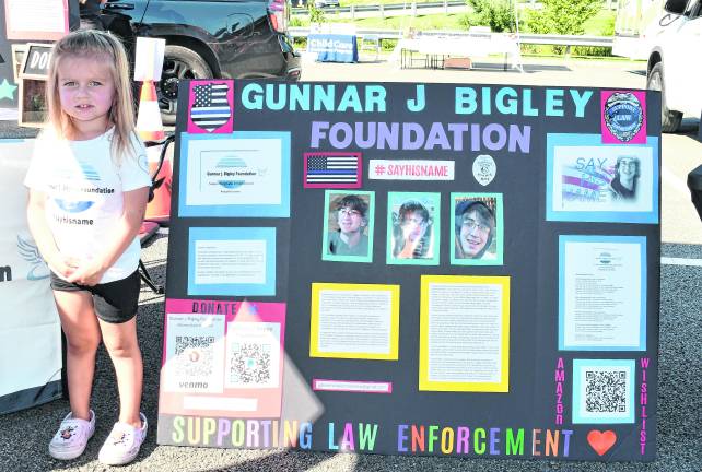 Raelynn Pier, a niece of Gunnar J. Bigley, who died in his 20s and wanted to become a police officer. His foundation donated over $34,000 to the police department to expand the drone program.
