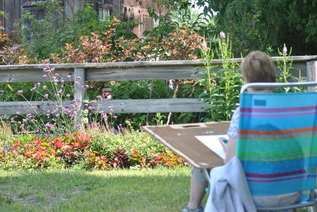 Kathy Caracilo is an art teacher from Lake Wallenpaupack. She likes to be outdoors and to meet other adult artists.