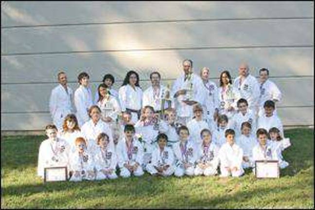 Karate team win awards