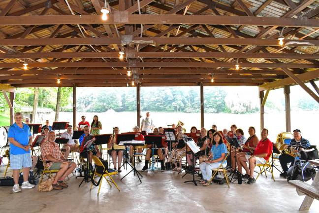 FB4 The band has 40 to 45 members ranging in age from 13 to 84. All are volunteers.