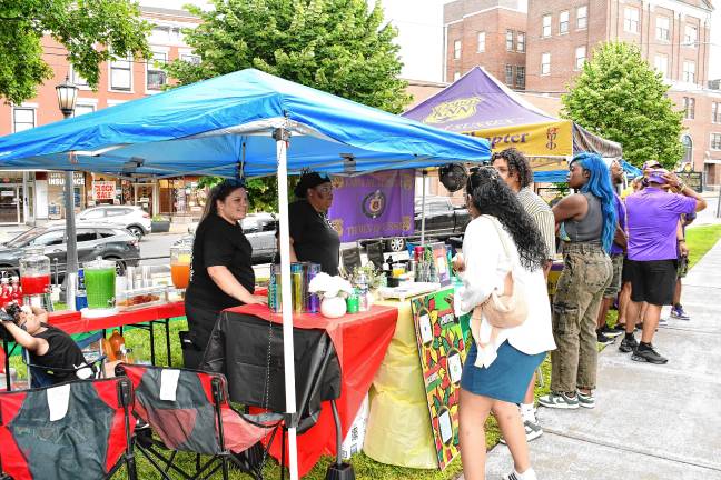 The event includes local vendors showcasing Black-owned and allied businesses and food from local culinary talents. (Photo by Maria Kovic)