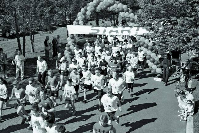 The 5K starting line