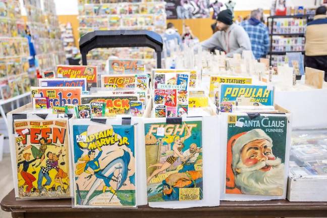 Comics, cards, artwork and more were for sale at the event.