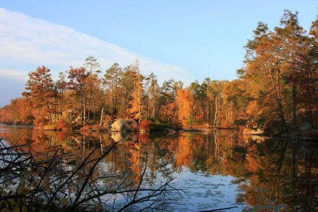 View on the charity hike.