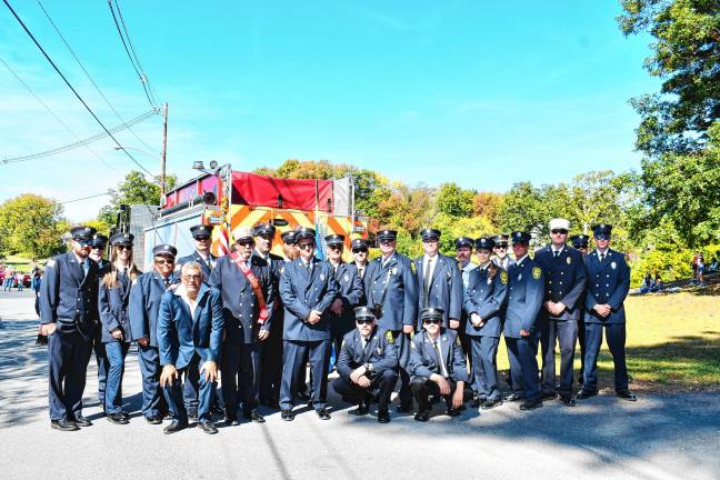 <b>Members of the Montague Volunteer Fire Department.</b>