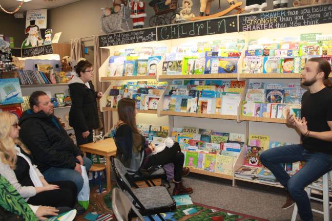 Redmond talks at Sparta Books talks about his own personal growth.