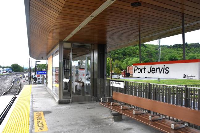 The Port Jervis Line is expected to benefit from the money collected in Manhattan’s congestion pricing program. (Photo by Becca Tucker)