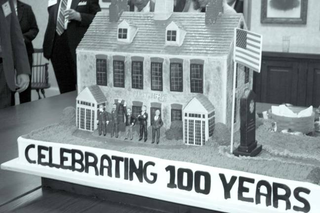 The cake, made by Carlo's Bake Shop, made famous by the TV show "Cake Boss"
