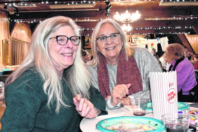 Betsy Hartmann and Vicky Acardo, both of Hopatcong are shown.