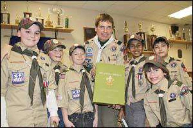 Bounty of awards for Green Boy Scouts