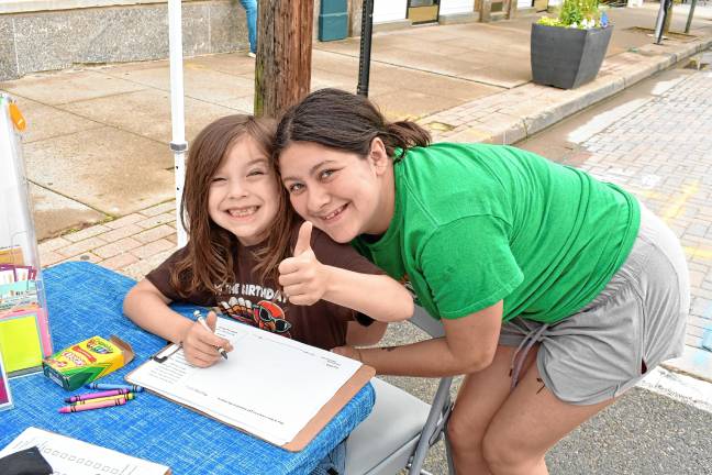 Cynthia Decker Sanchez and Finn Decker Sanchez of Newton.