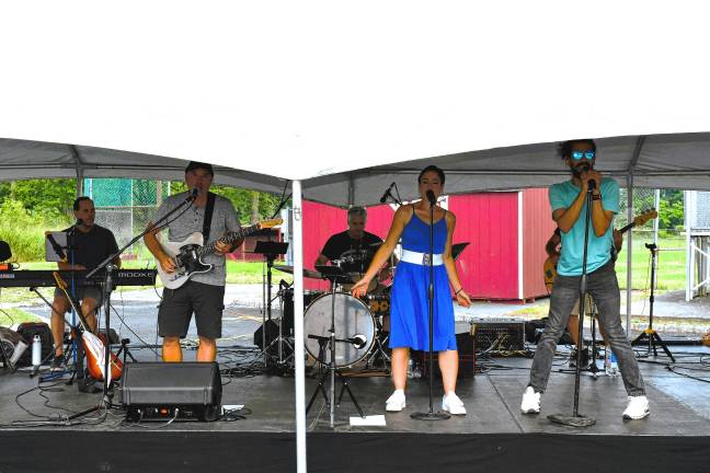 Black Tie Groove performs at the free event in Memory Park.