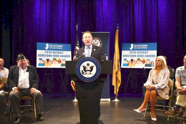 Congressman Josh Gottheimer announces the Hometown Heroes for NJ’s Fifth Congressional District.