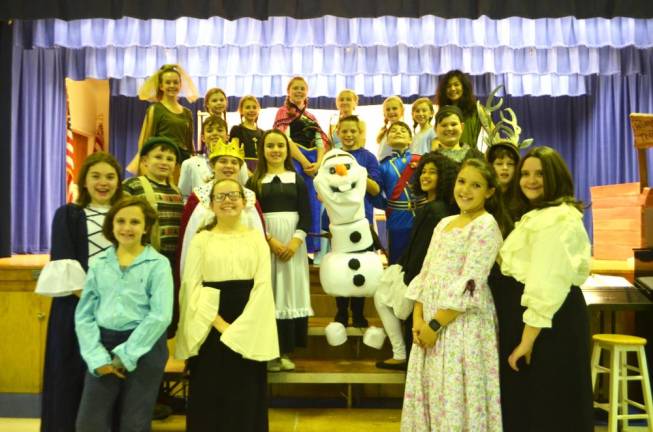 Pope John XXIII Middle School students present Disney’s “Frozen JR.” on Saturday at 2 p.m. and 4 p.m. at Reverend George A. Brown Memorial School’s McKenna Hall.