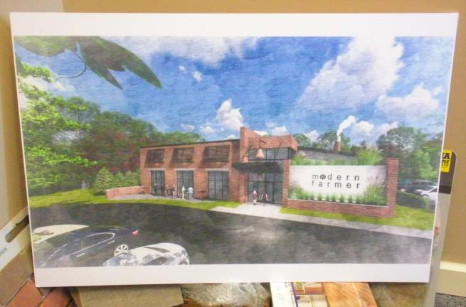 Early artist's rendering of Modern Farmer, a new restaurant from the owners of Mohawk House and being built at the North Village at Sparta. The restaurant is slated to open in Summer 2019.
