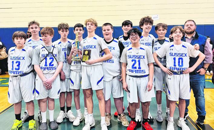 Sussex-Wantage finished first in the boys’ division.