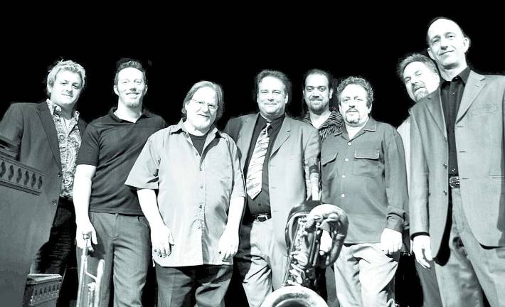 Roomful of Blues. From left, Doug Woolverton, Travis Colby, John Turner, Phil Pemberton, Ephraim Lowell, Chris Vachon, Mark Earley, Rich Lataille