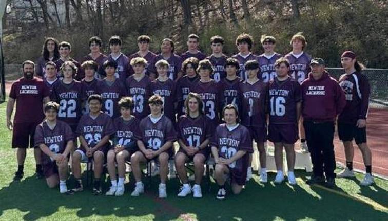 The Newton High School boys lacrosse team compiled an overall record of 10-9 this season. (Photo provided)