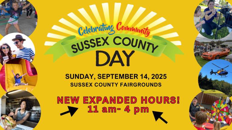 Sussex County Day will be Sunday