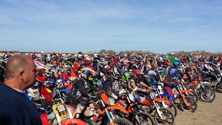 The start of a recent race.