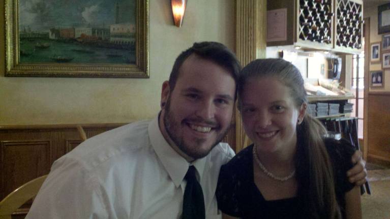 Jim and Laura of Newton, N.J. "Love you more."