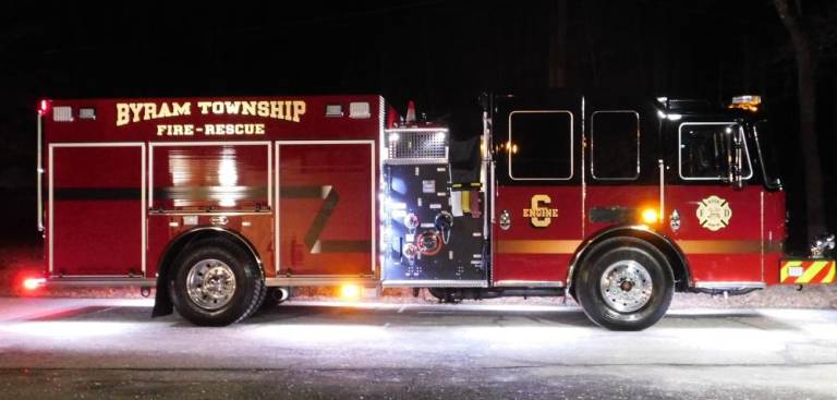 Byram Township Fire Department’s new Engine 6 was dedicated on Tuesday, Jan 7, 2020, during the town’s annual reorganization meeting.