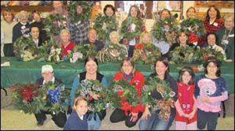 Learn wreathmaking at the botanical garden