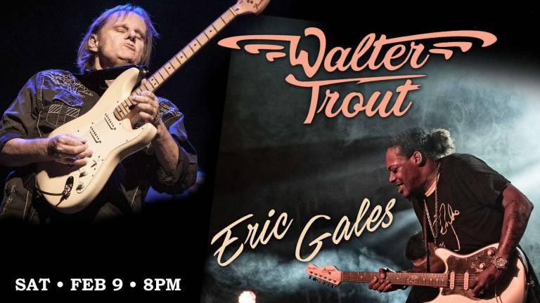 Walter Trout's at the Newton Theatre at 8 p.m. on Saturday, Feb. 9, 2019.