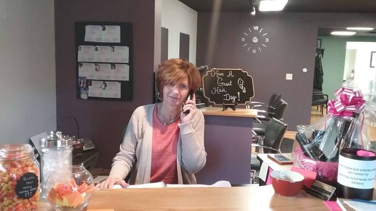 Elena Fiero arranging an appointment