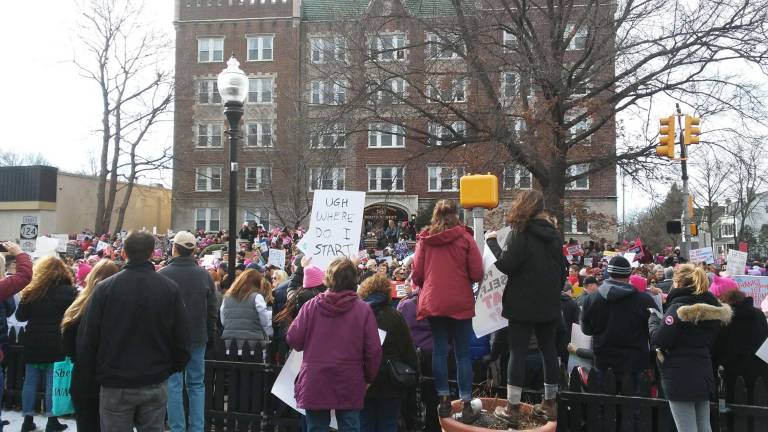 The intent of organizers is to convert marching enthusiasm into votes this November
