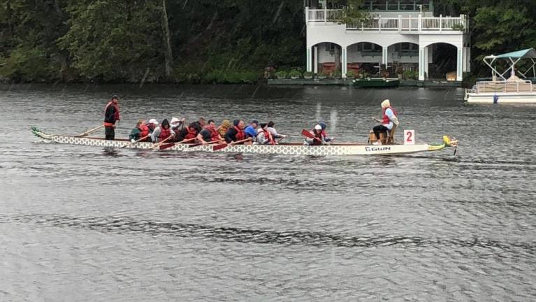 Dragon boat races raise funds for bridge