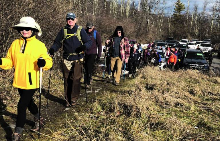 $!100 start new year with High Point hike
