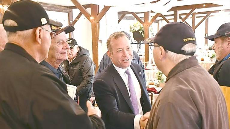 U.S. Rep. Josh Gottheimer at the Sussex County Veterans Appreciation Lunch.