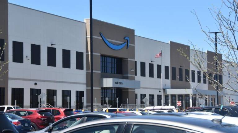 The new Amazon fulfillment center, SWF1, employs about 1,000 people. The biggest building in the county when it opened last year, it will soon be the third-largest warehouse in the Town of Montgomery, NY.
