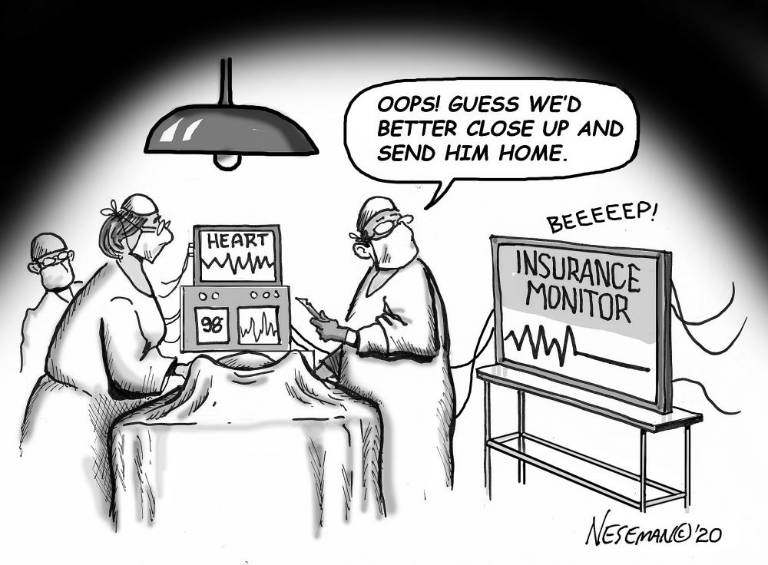 Cartoon INSURANCE MONITOR