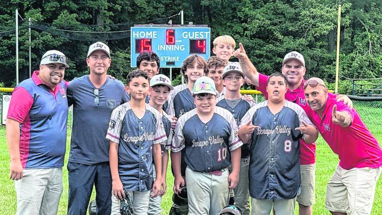 Lenape Valley 50/70 All-Stars advance to sectional tournament