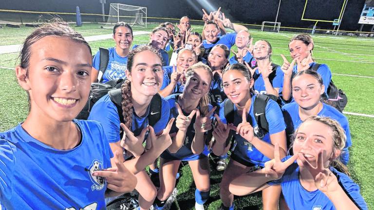 The Kittatinny Regional girls' soccer team.
