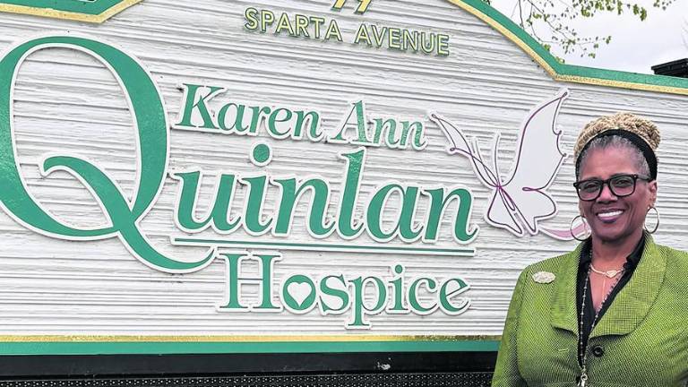<b>Lee Ellison was recently named executive director of Karen Ann Quinlan Hospice.</b>